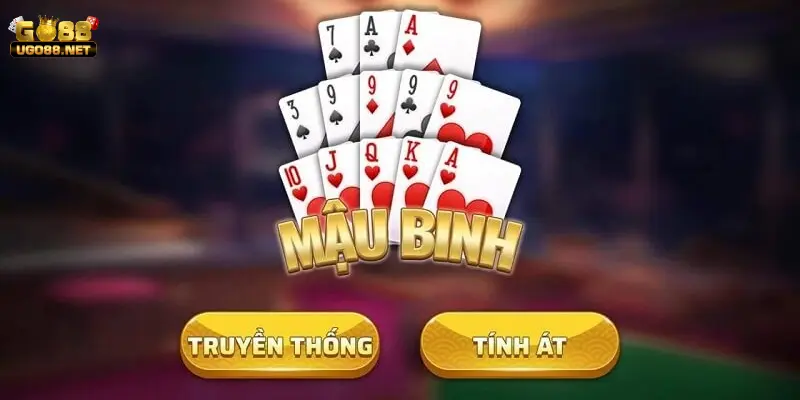 Game đánh bài online miễn phí hấp dẫn tại Go88 Mậu Binh